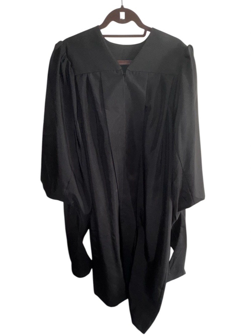 Masters Graduation Gown Size 51 Black Academic Regalia - Picture 2 of 7